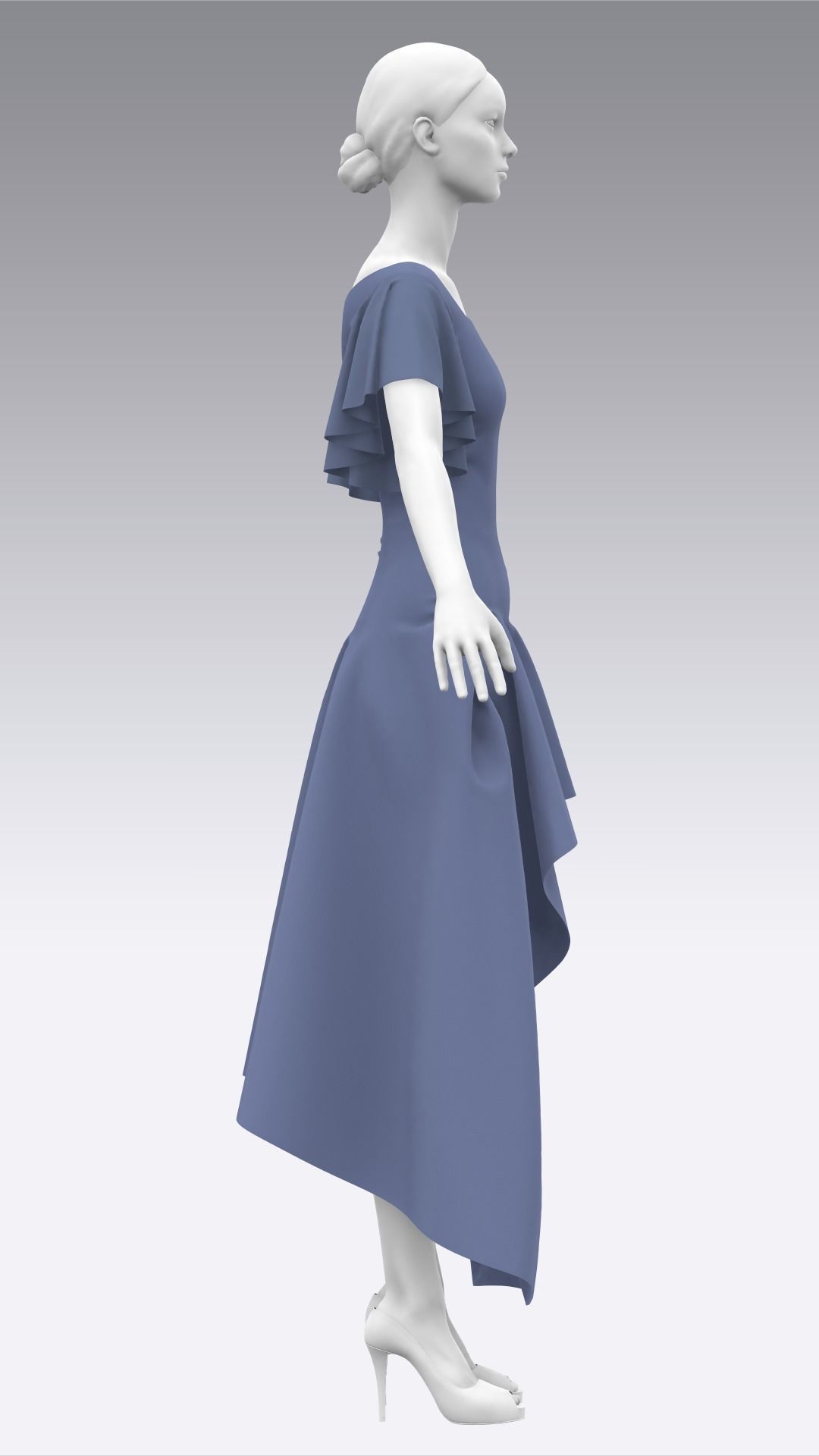 Dress Outfits MD CLO 3D ZPRJ ZPAC project files 3D model_26