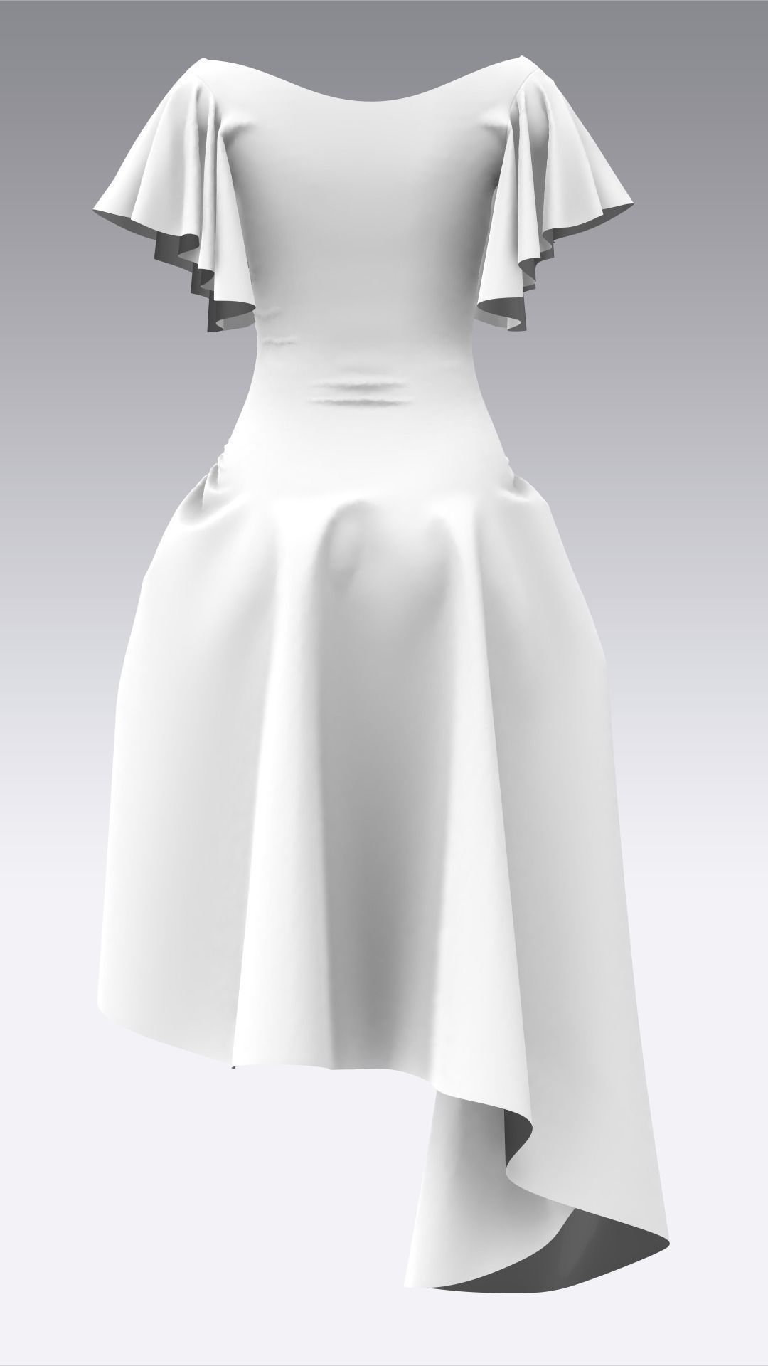 Dress Outfits MD CLO 3D ZPRJ ZPAC project files 3D model_24