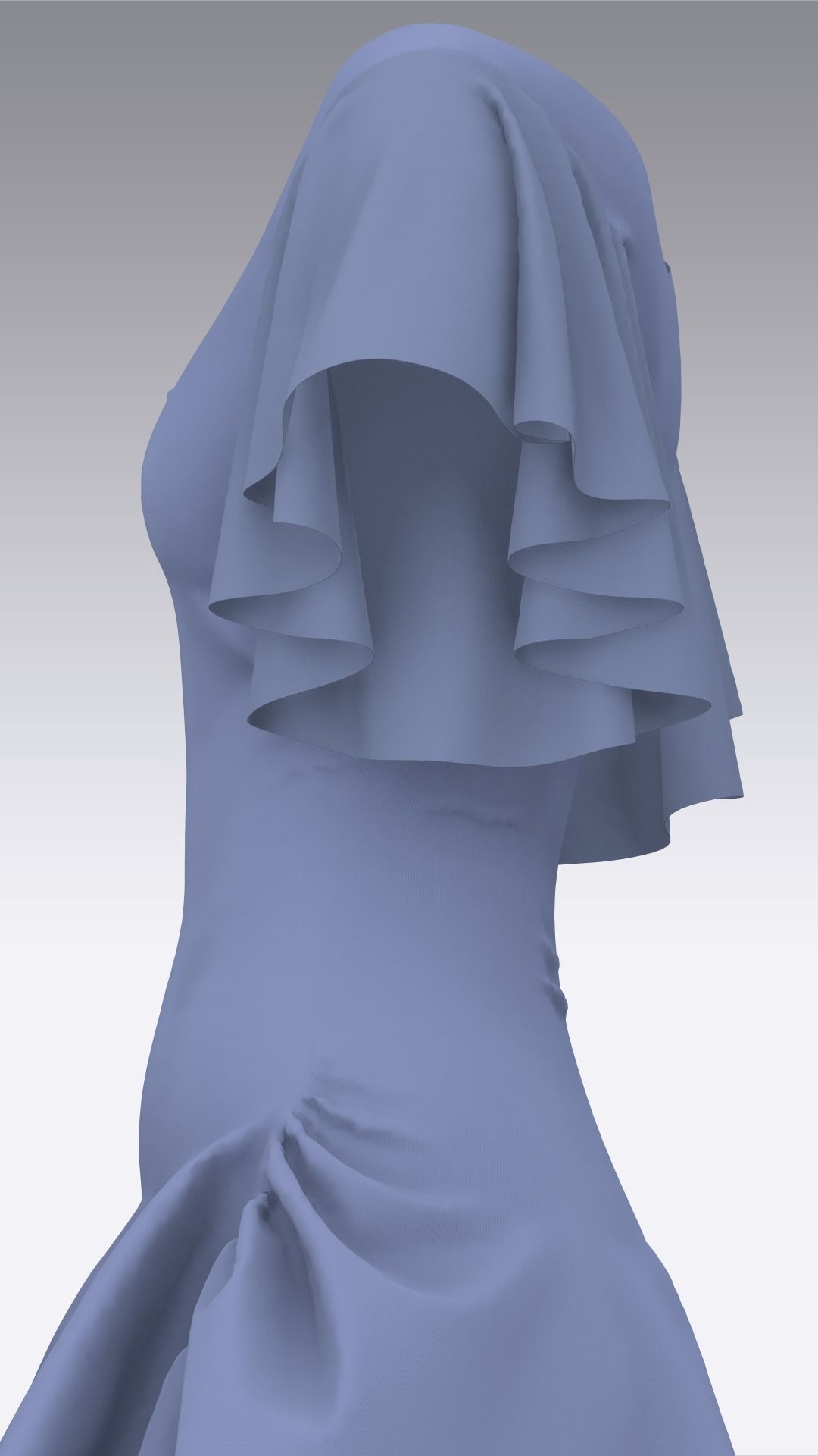 Dress Outfits MD CLO 3D ZPRJ ZPAC project files 3D model_36