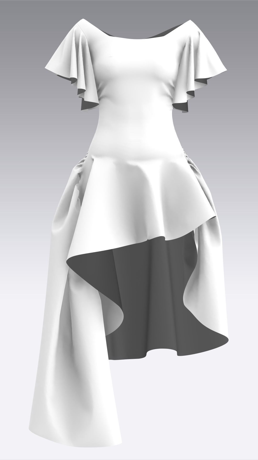 Dress Outfits MD CLO 3D ZPRJ ZPAC project files 3D model_25