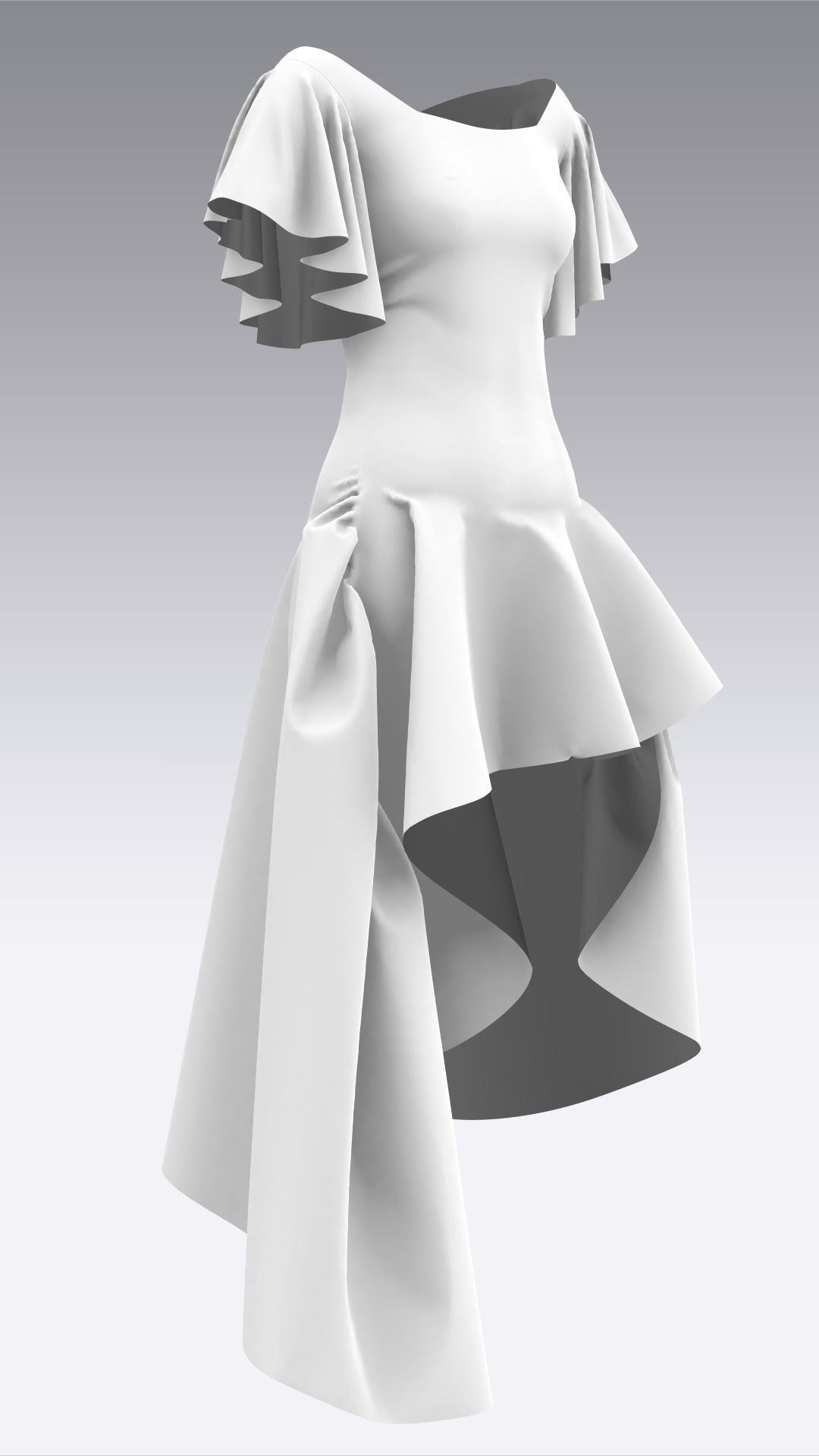 Dress Outfits MD CLO 3D ZPRJ ZPAC project files 3D model_12