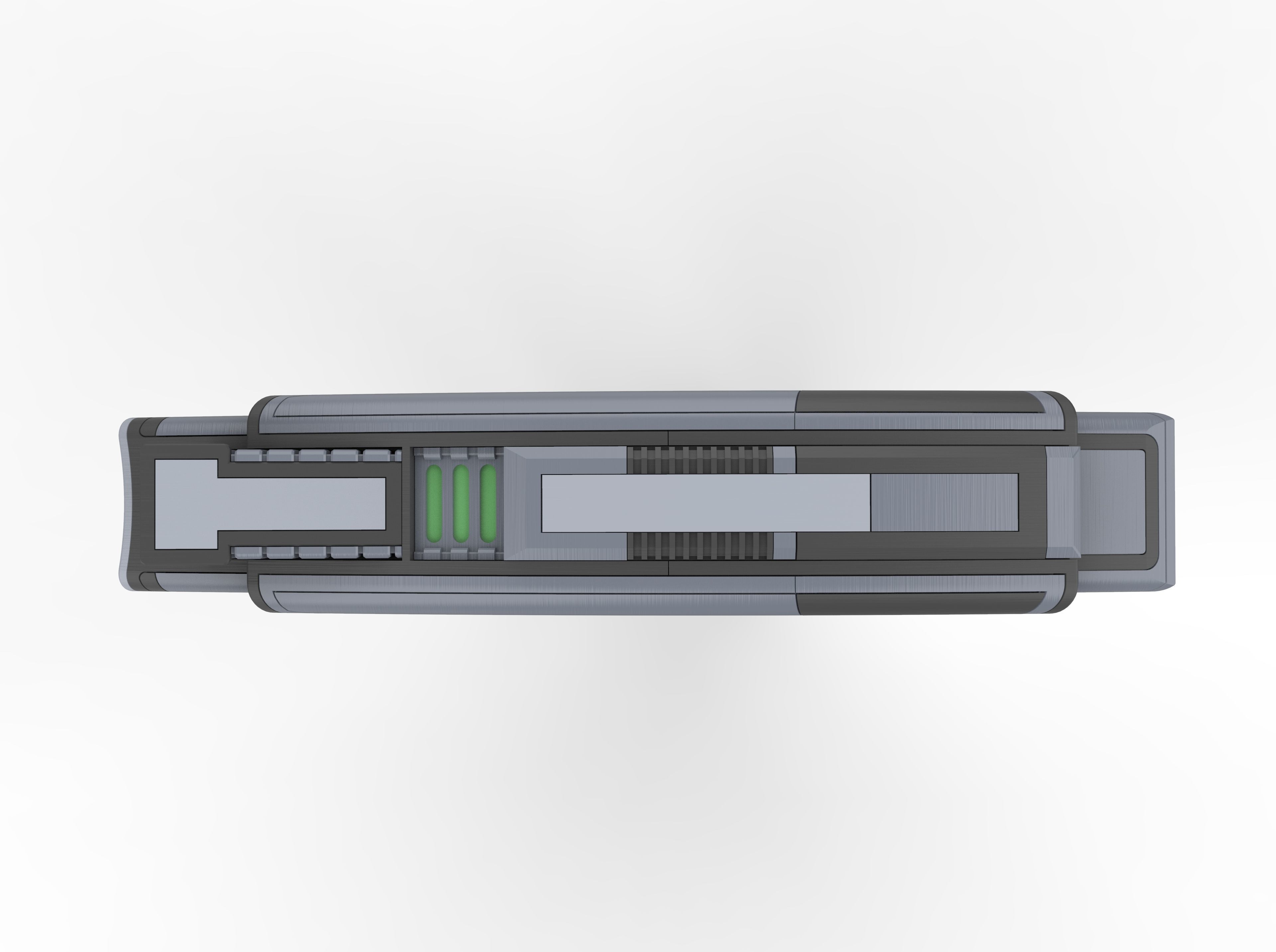 Picard Phaser - Star Trek - Commercial - Printable - STL 3D print model_13