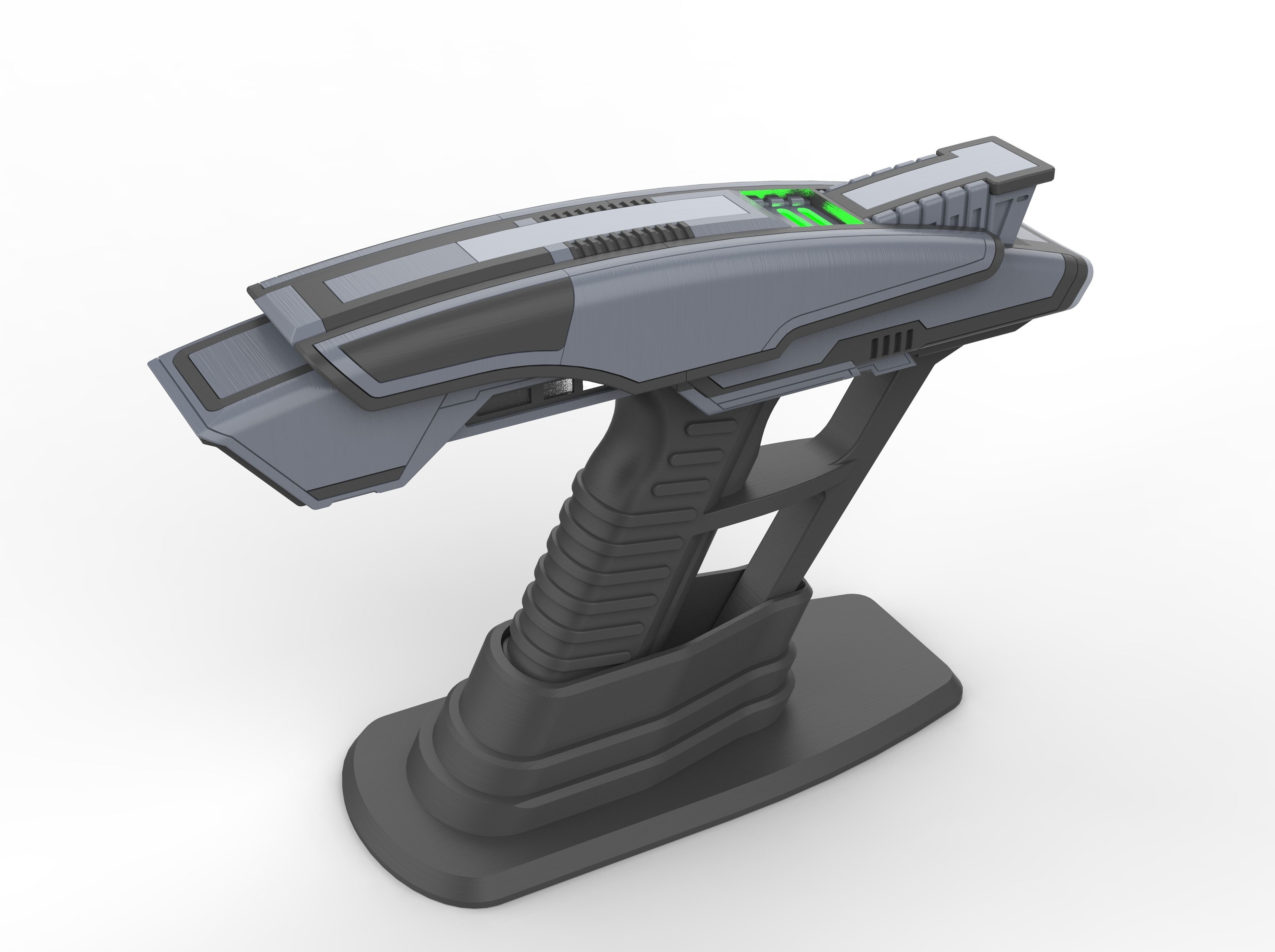 Picard Phaser - Star Trek - Commercial - Printable - STL 3D print model_5