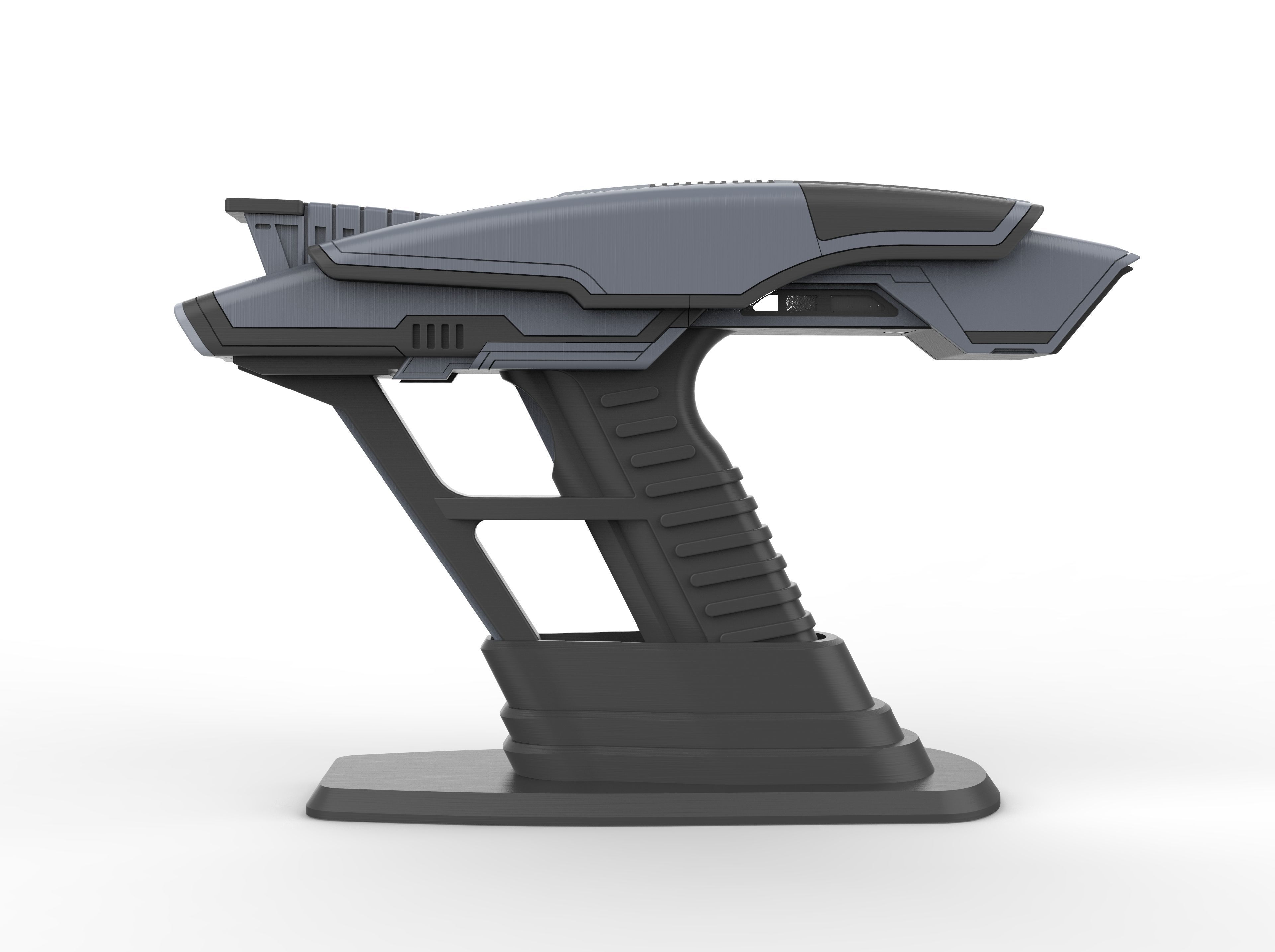 Picard Phaser - Star Trek - Commercial - Printable - STL 3D print model_3