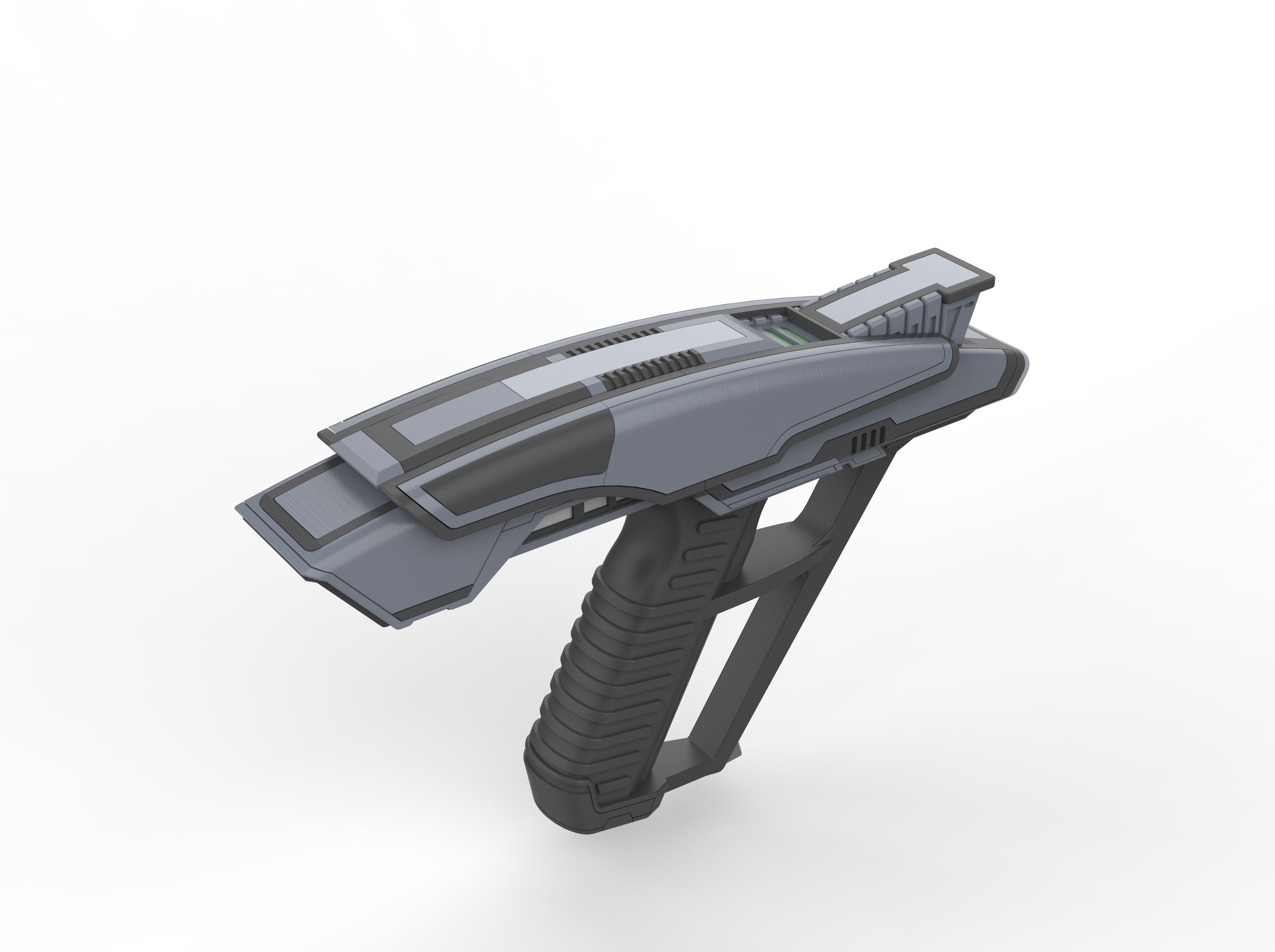 Picard Phaser - Star Trek - Commercial - Printable - STL 3D print model_14