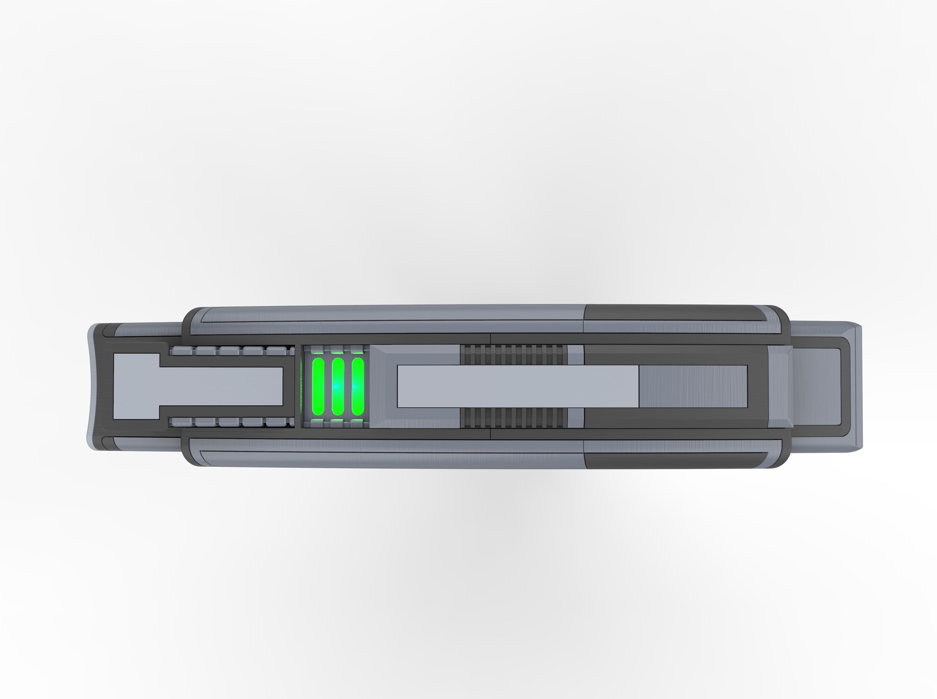 Picard Phaser - Star Trek - Commercial - Printable - STL 3D print model_6