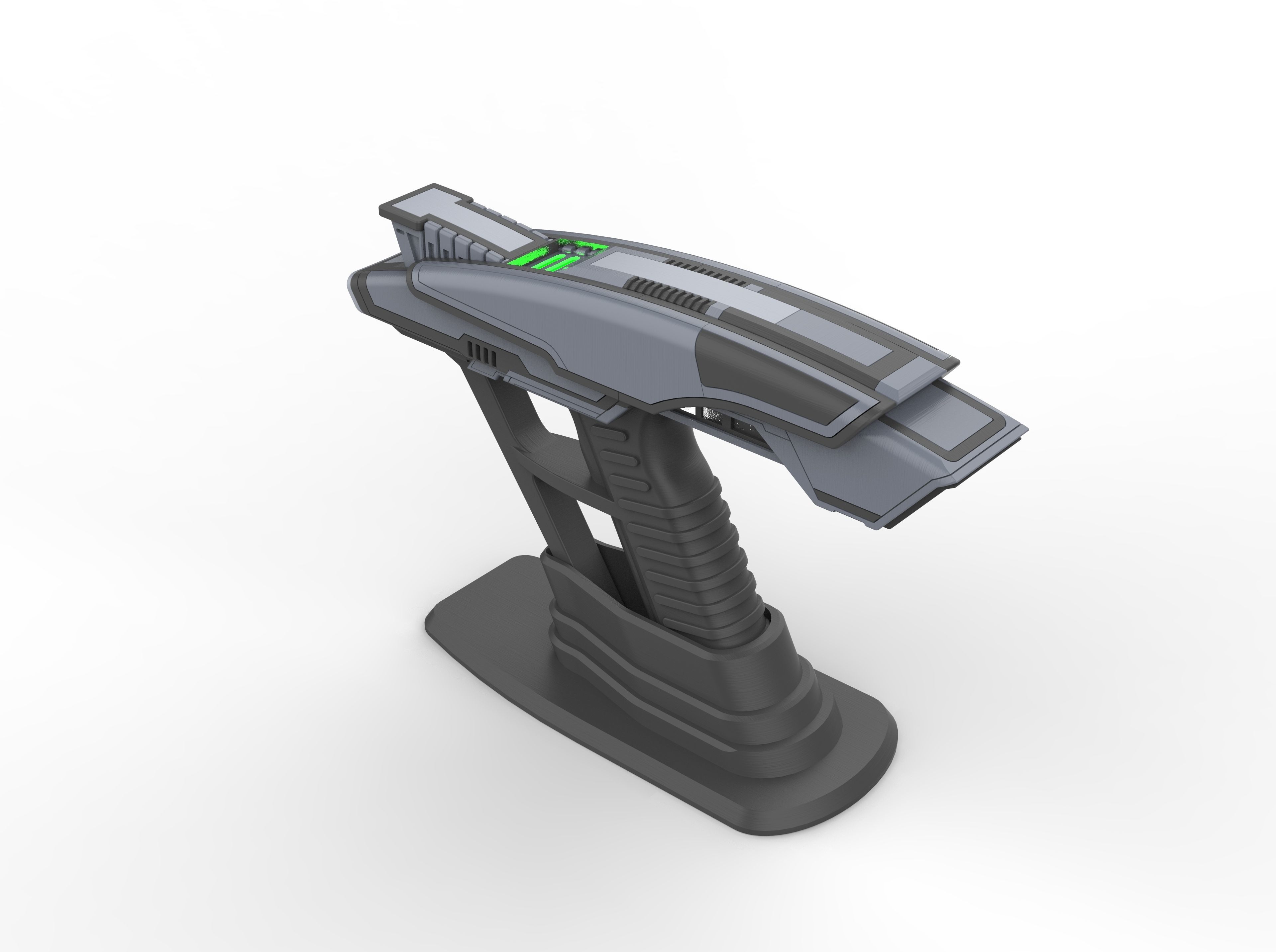 Picard Phaser - Star Trek - Commercial - Printable - STL 3D print model_2