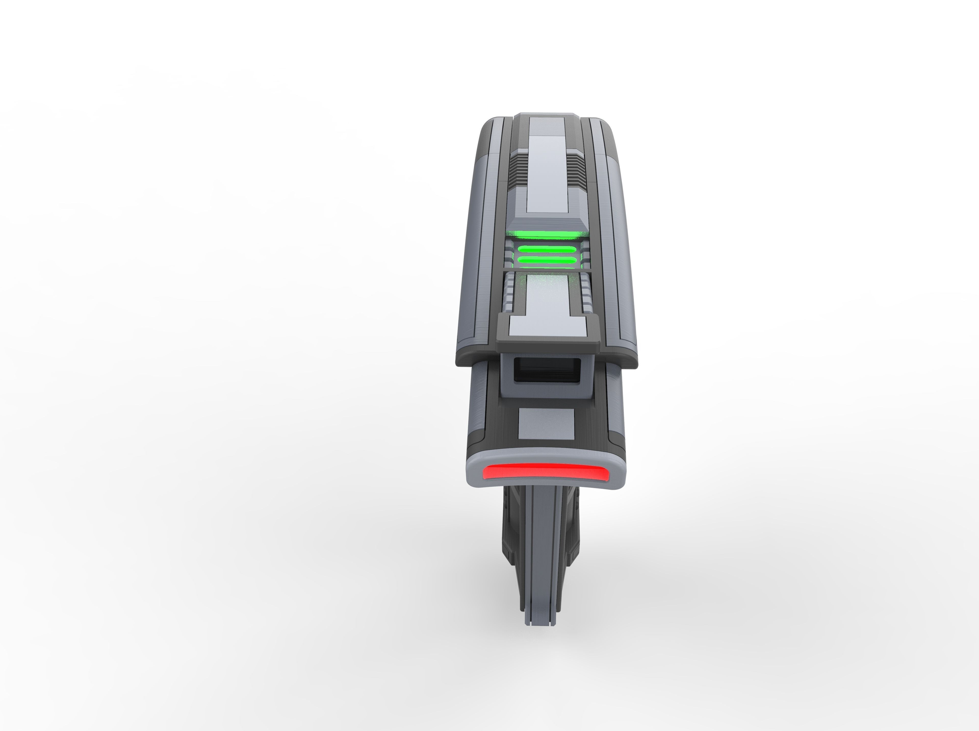 Picard Phaser - Star Trek - Commercial - Printable - STL 3D print model_12