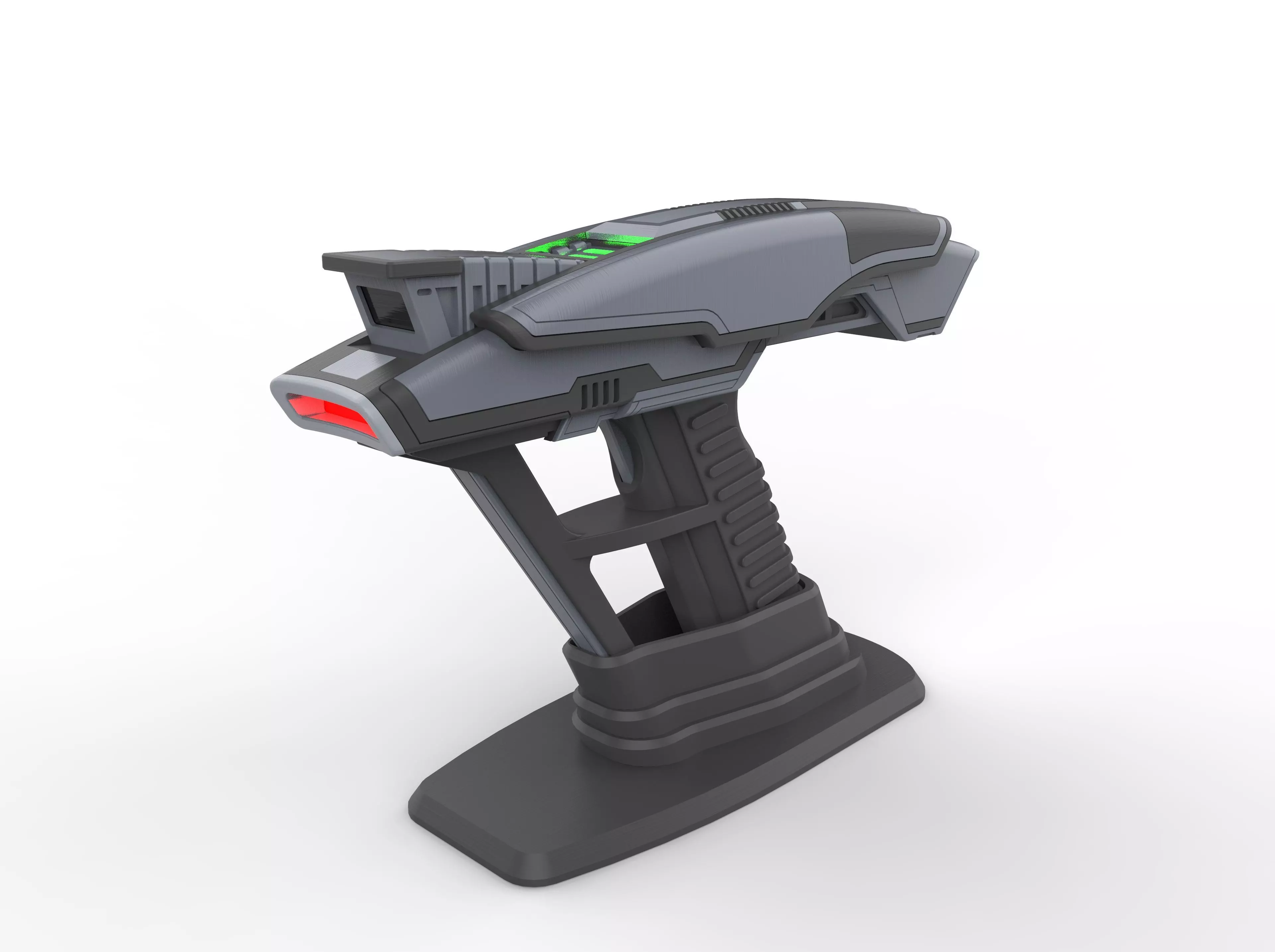 Picard Phaser - Star Trek - Commercial - Printable - STL 3D print model_0