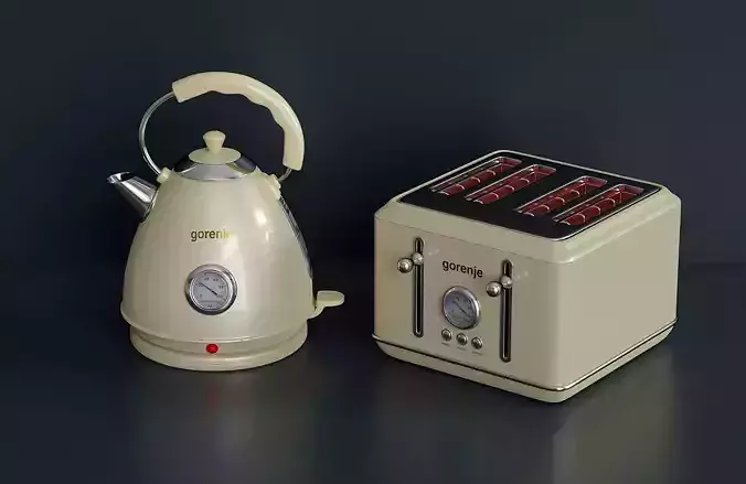 Household electrical equipment set 2 3D model