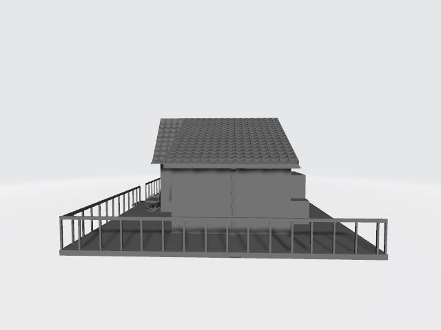 House Low-poly 3D model_6