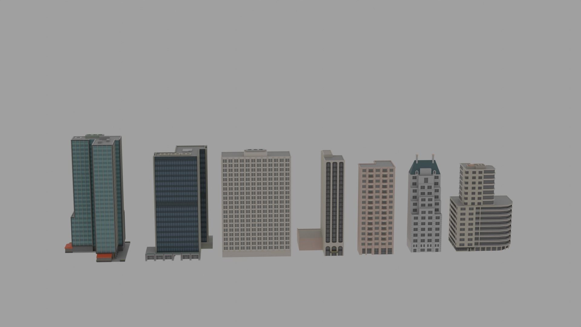 Building NYC Vol 1 Low-poly 3D model_6