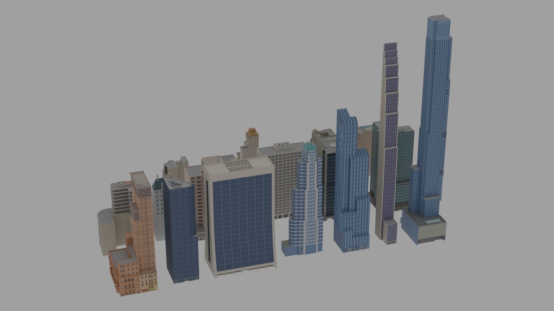 Building NYC Vol 1 Low-poly 3D model_3