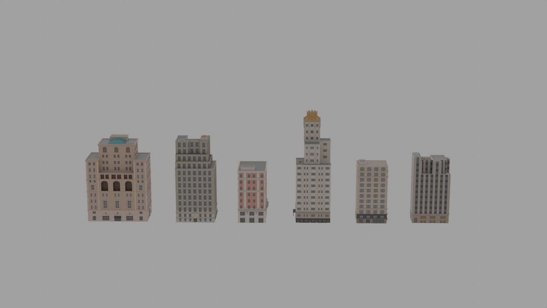 Building NYC Vol 1 Low-poly 3D model_7