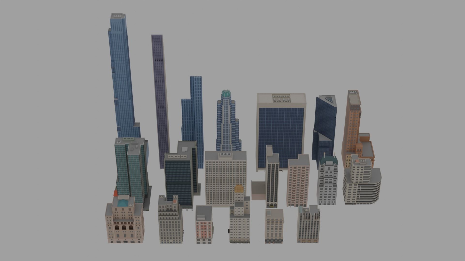 Building NYC Vol 1 Low-poly 3D model_2