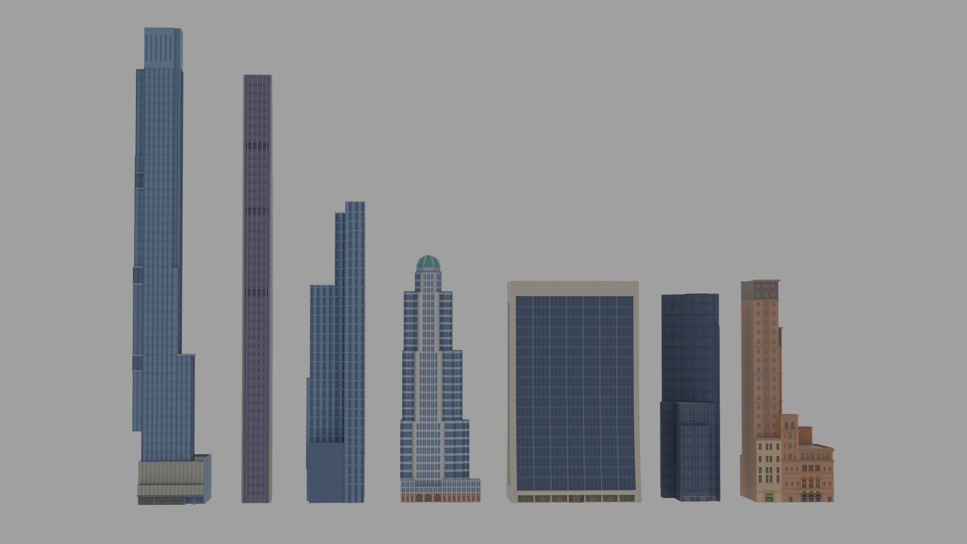 Building NYC Vol 1 Low-poly 3D model_5