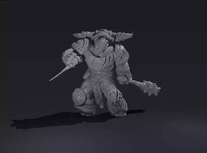 Hulking Vermin - Beast Marine 1 - Presupported 3D print model