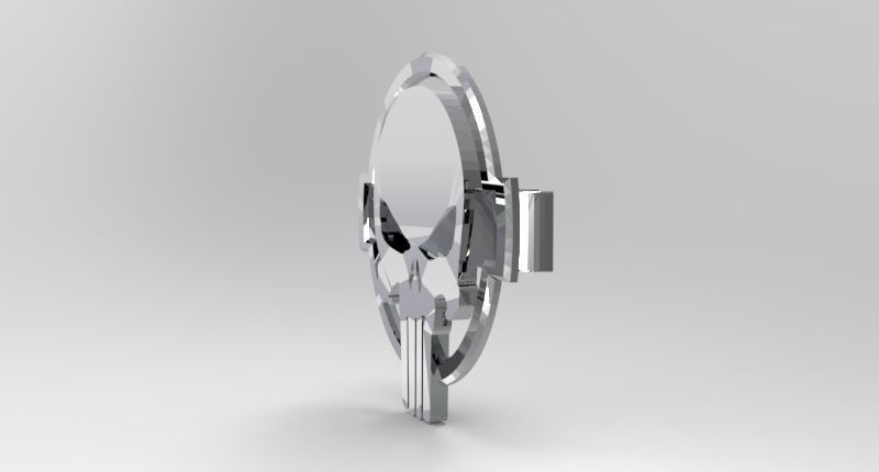 Logo front for nissan auto 3D print model_3