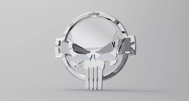 Logo front for nissan auto 3D print model_0