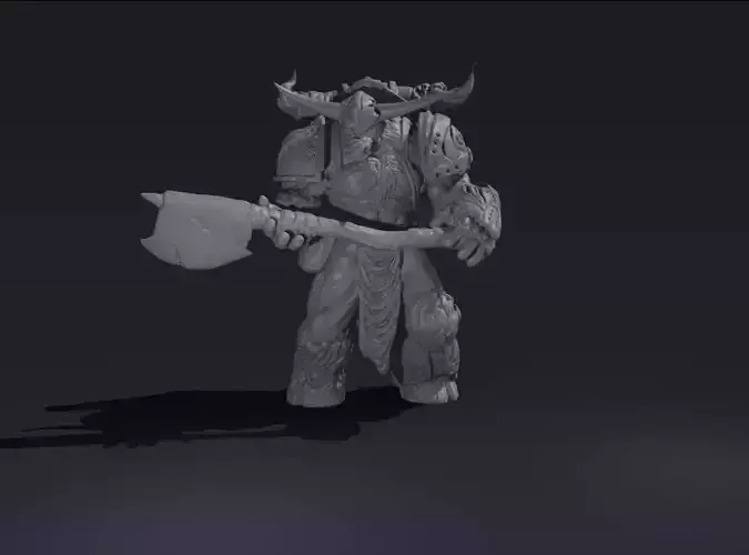 Ox - Beast Marine 3 - Presupported 3D print model