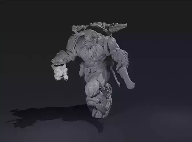Breacher - Beast Marine 4 - Presupported 3D print model