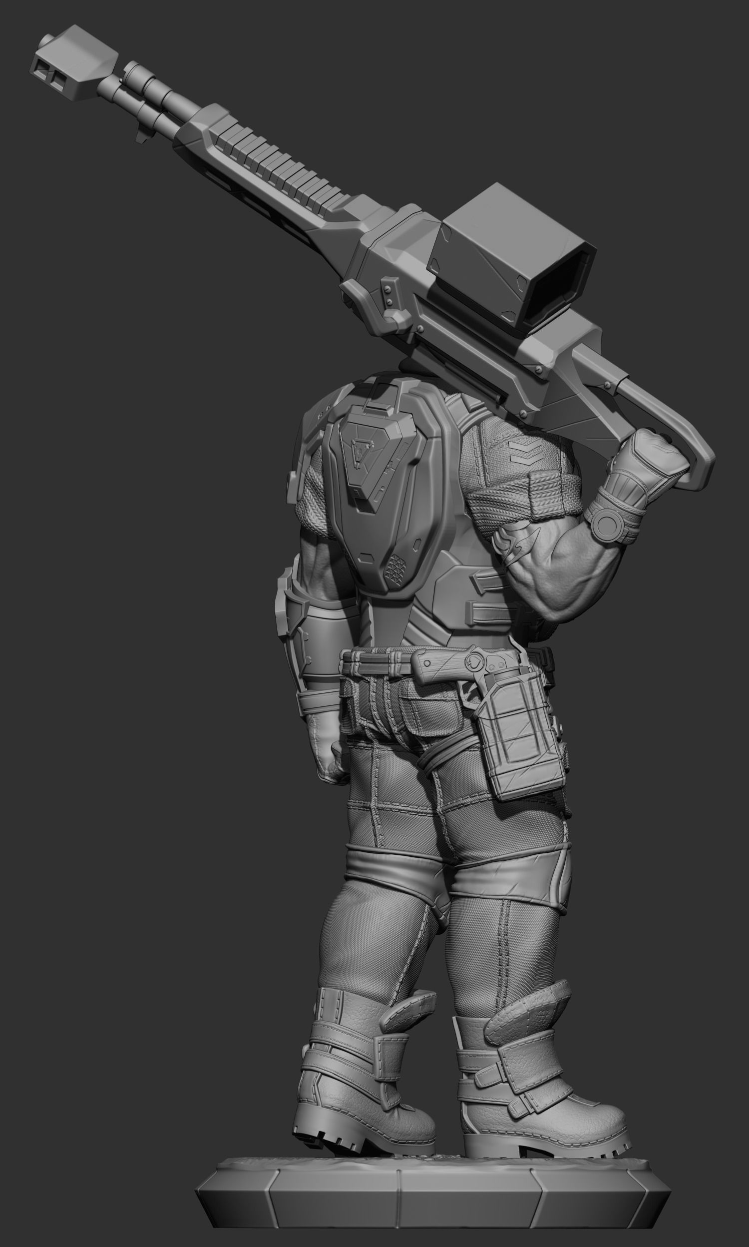 BRIMSTONE - VALORANT FANART 3D print model_11