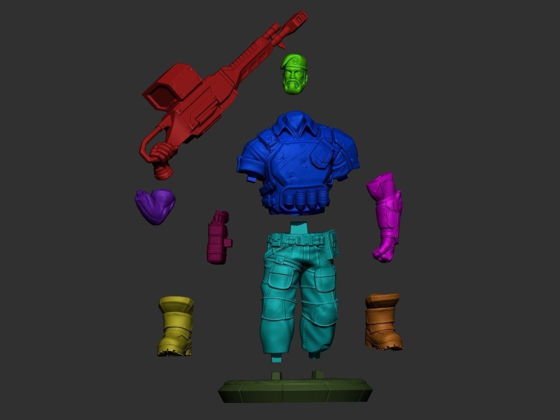 BRIMSTONE - VALORANT FANART 3D print model_13