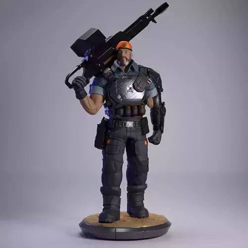 BRIMSTONE - VALORANT FANART