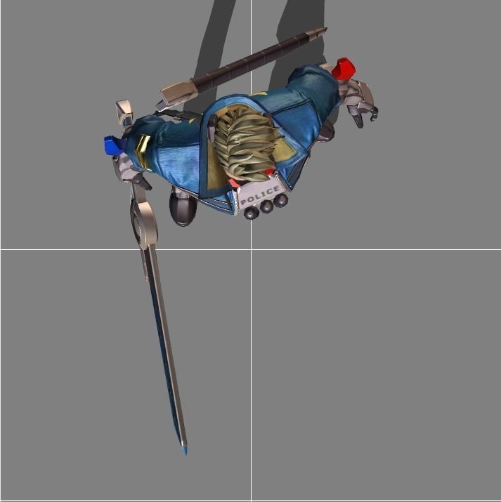 Hayabusa Future Enforce Low-poly 3D model_6