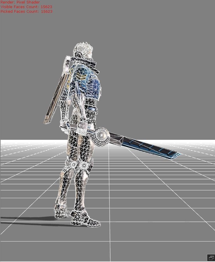 Hayabusa Future Enforce Low-poly 3D model_8