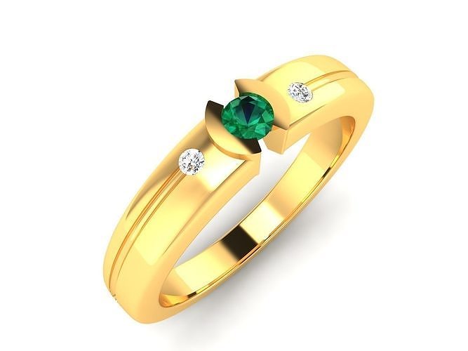 Women ring 3dm Render details 3D print model