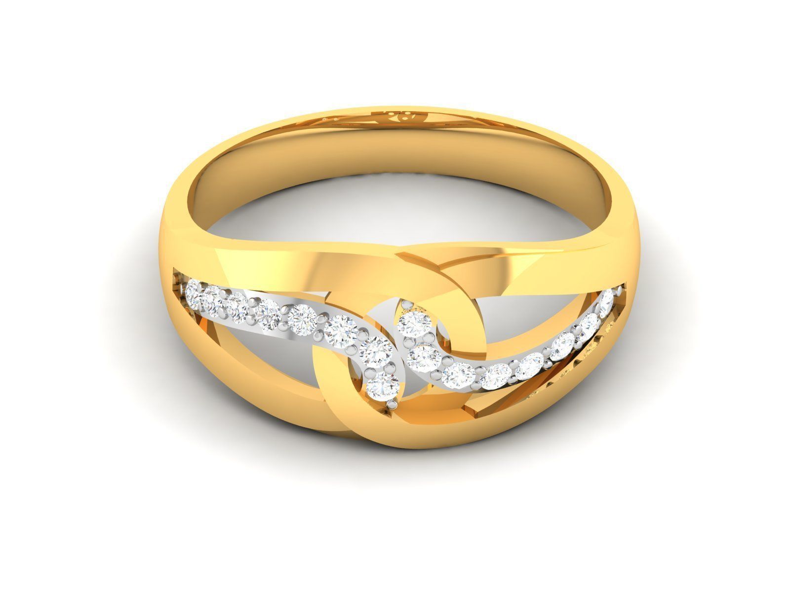 Women ring 3dm Render details 3D print model_6