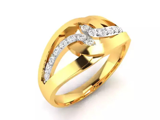 Women ring 3dm Render details