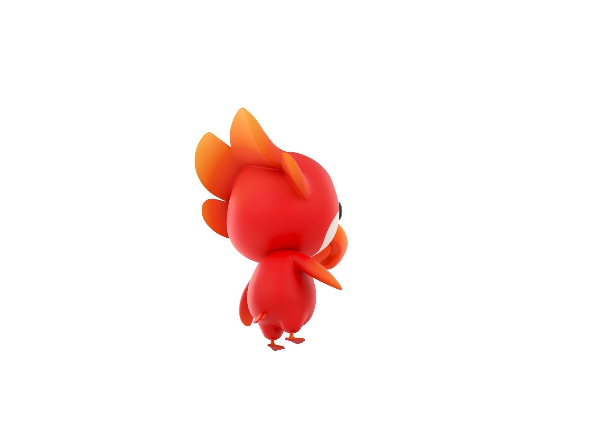 Character213 Parrot 3D model_4