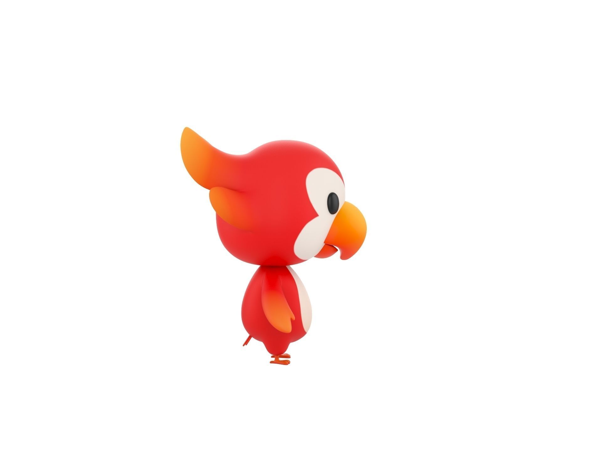 Character213 Parrot 3D model_3