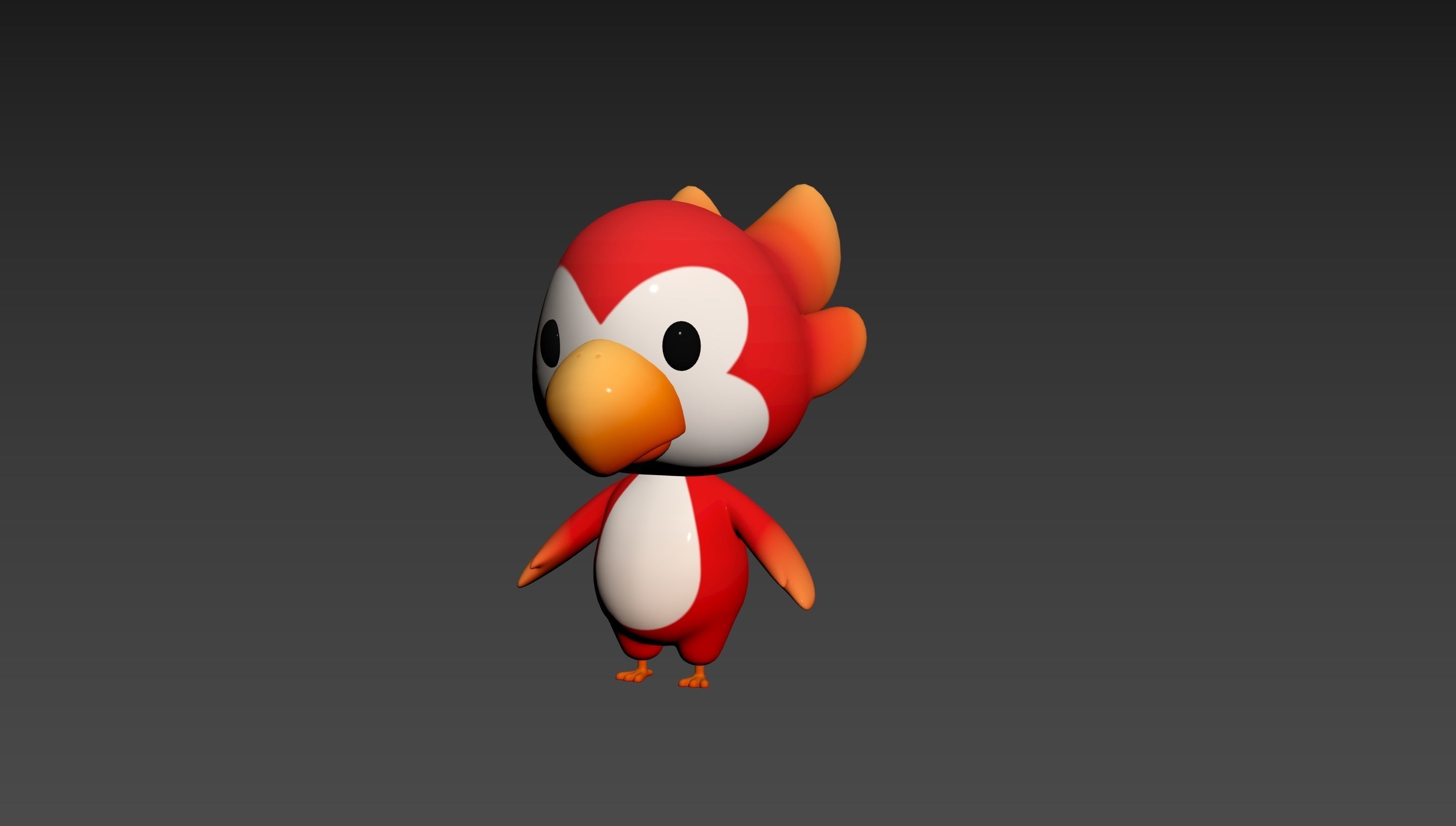 Character213 Parrot 3D model_10