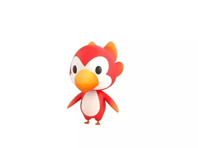 Character213 Parrot 3D model