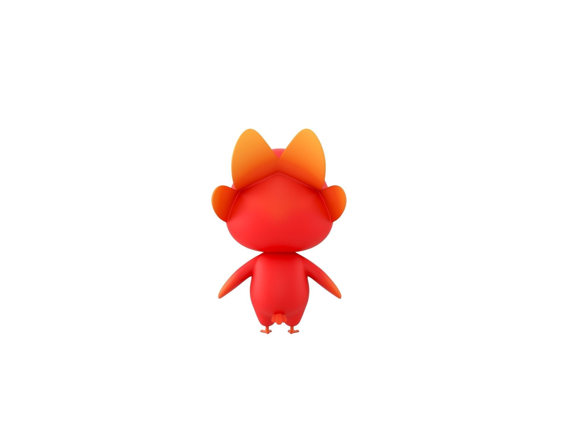 Character213 Parrot 3D model_5