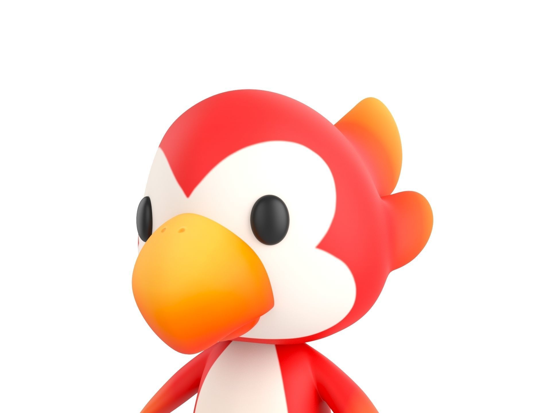 Character213 Parrot 3D model_9