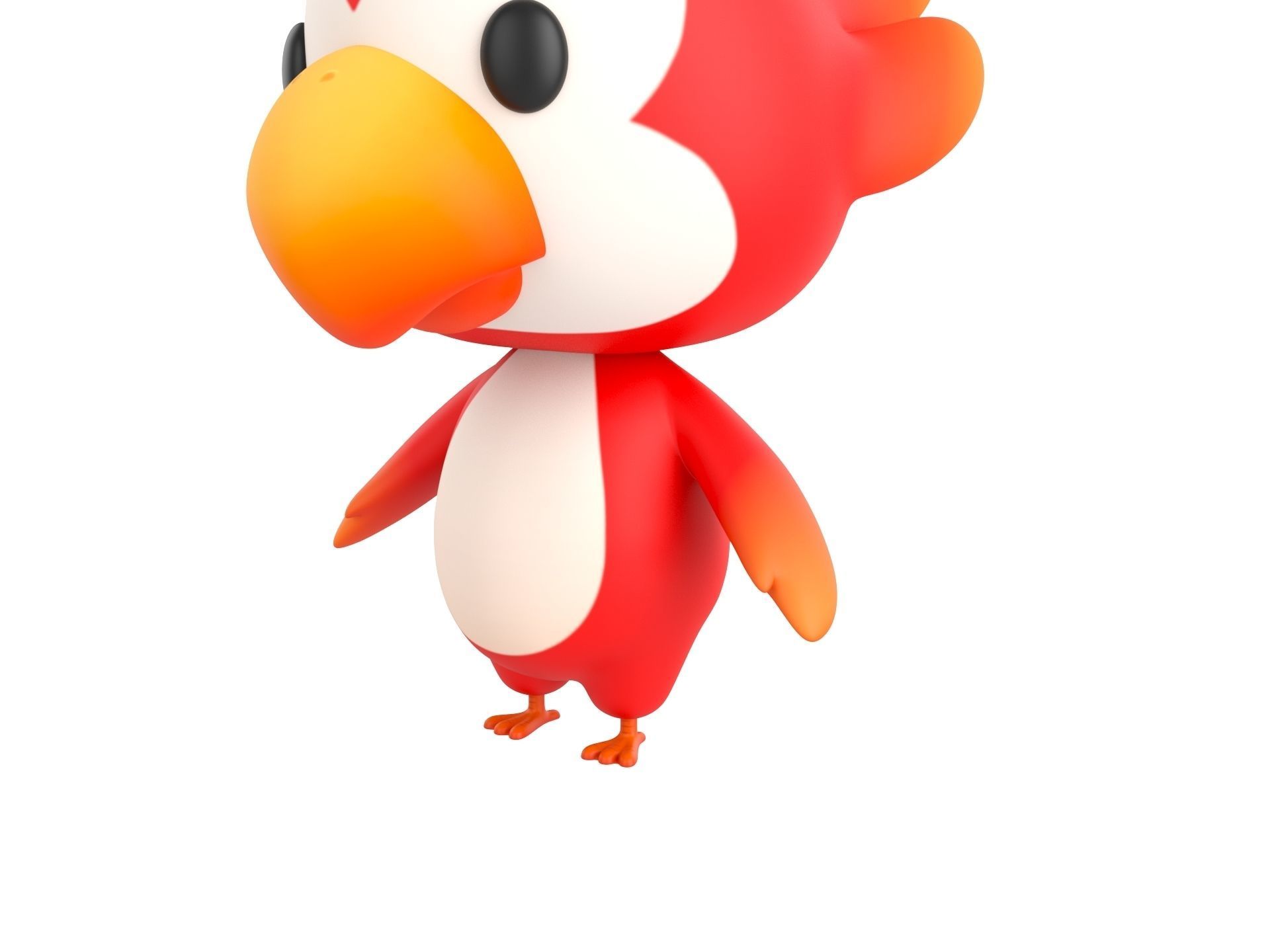 Character213 Parrot 3D model_8