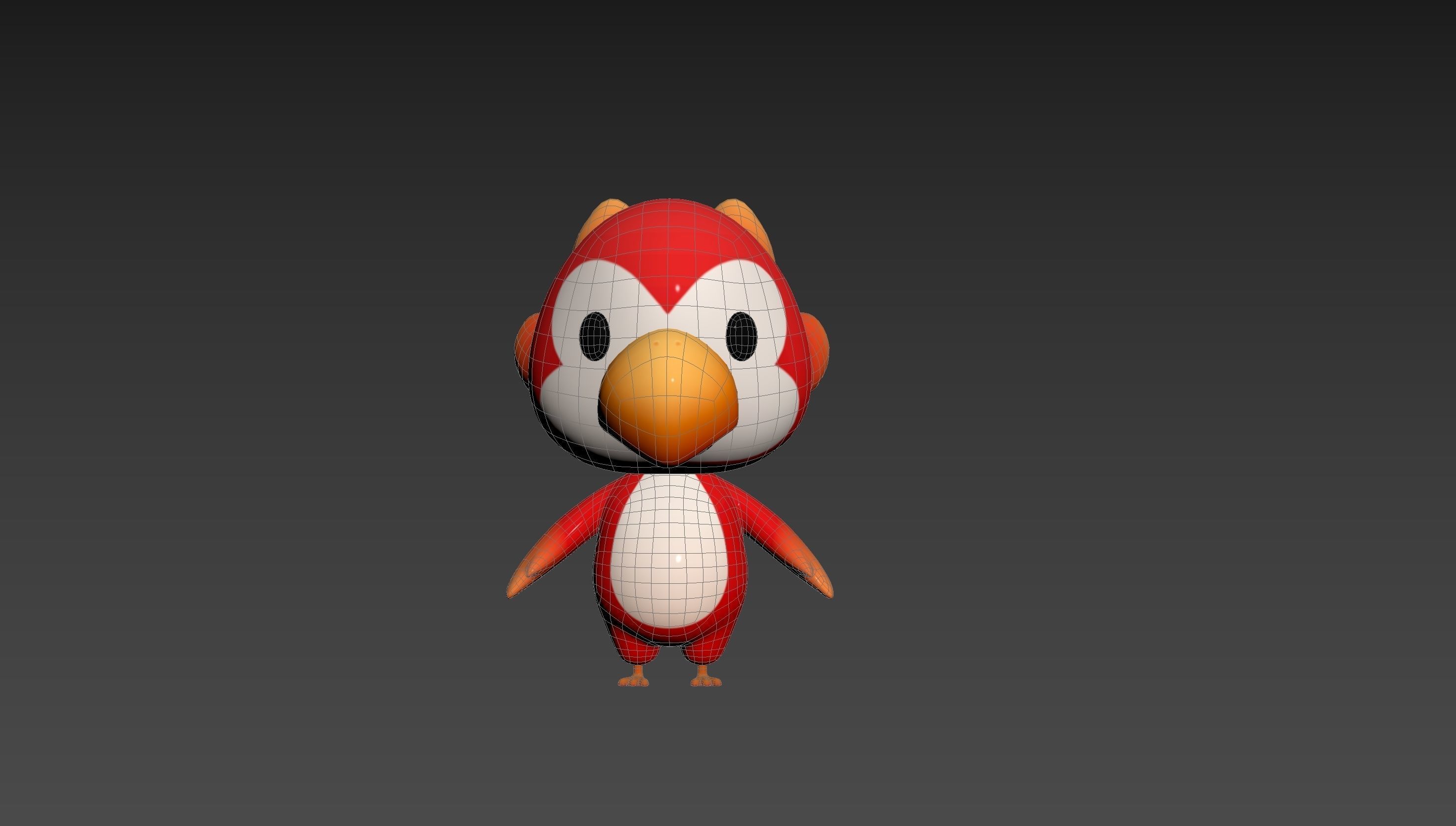 Character213 Parrot 3D model_13