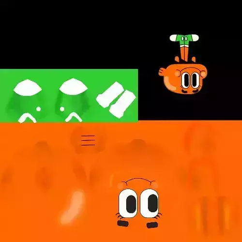 Darwin orange character