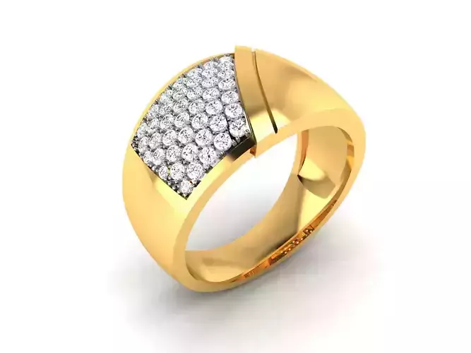 Men ring 3dm Render details