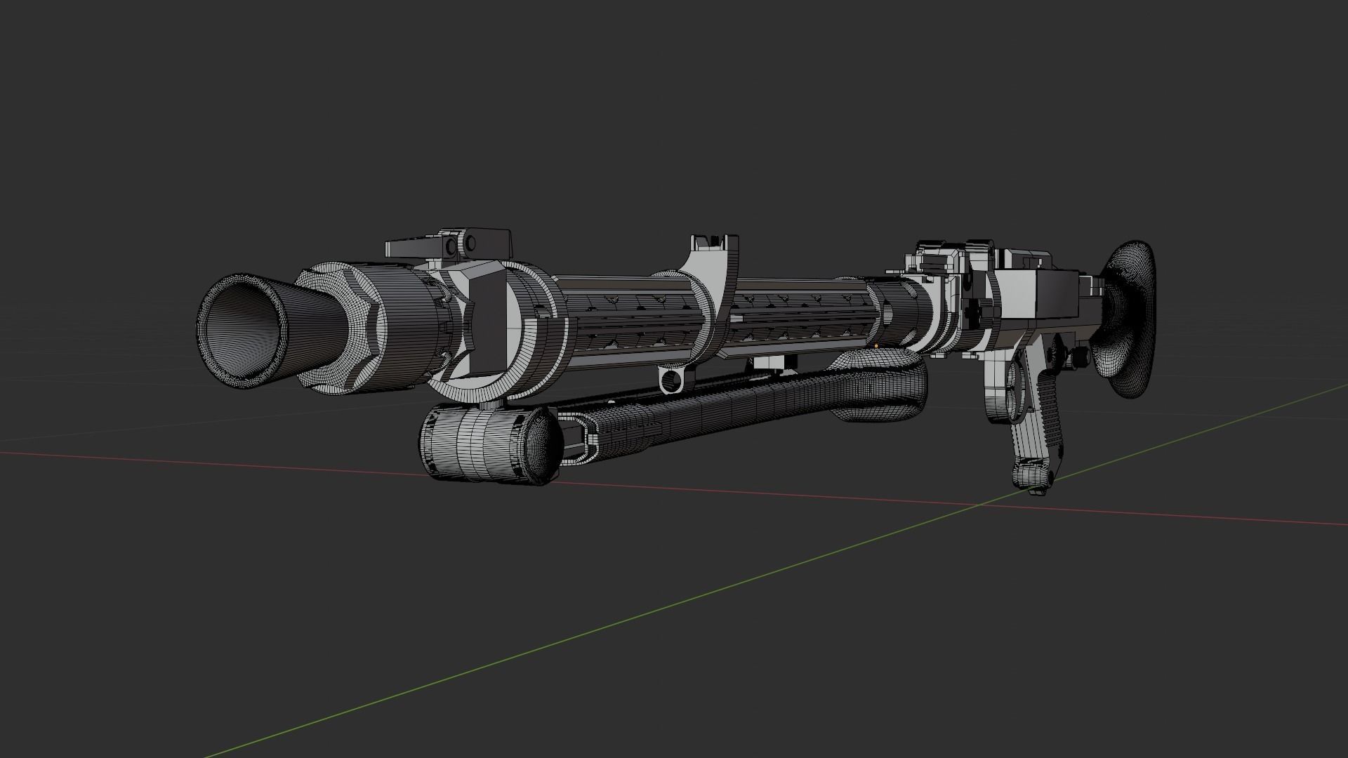 DLT-19 Heavy Blaster Rifle 3D model_8