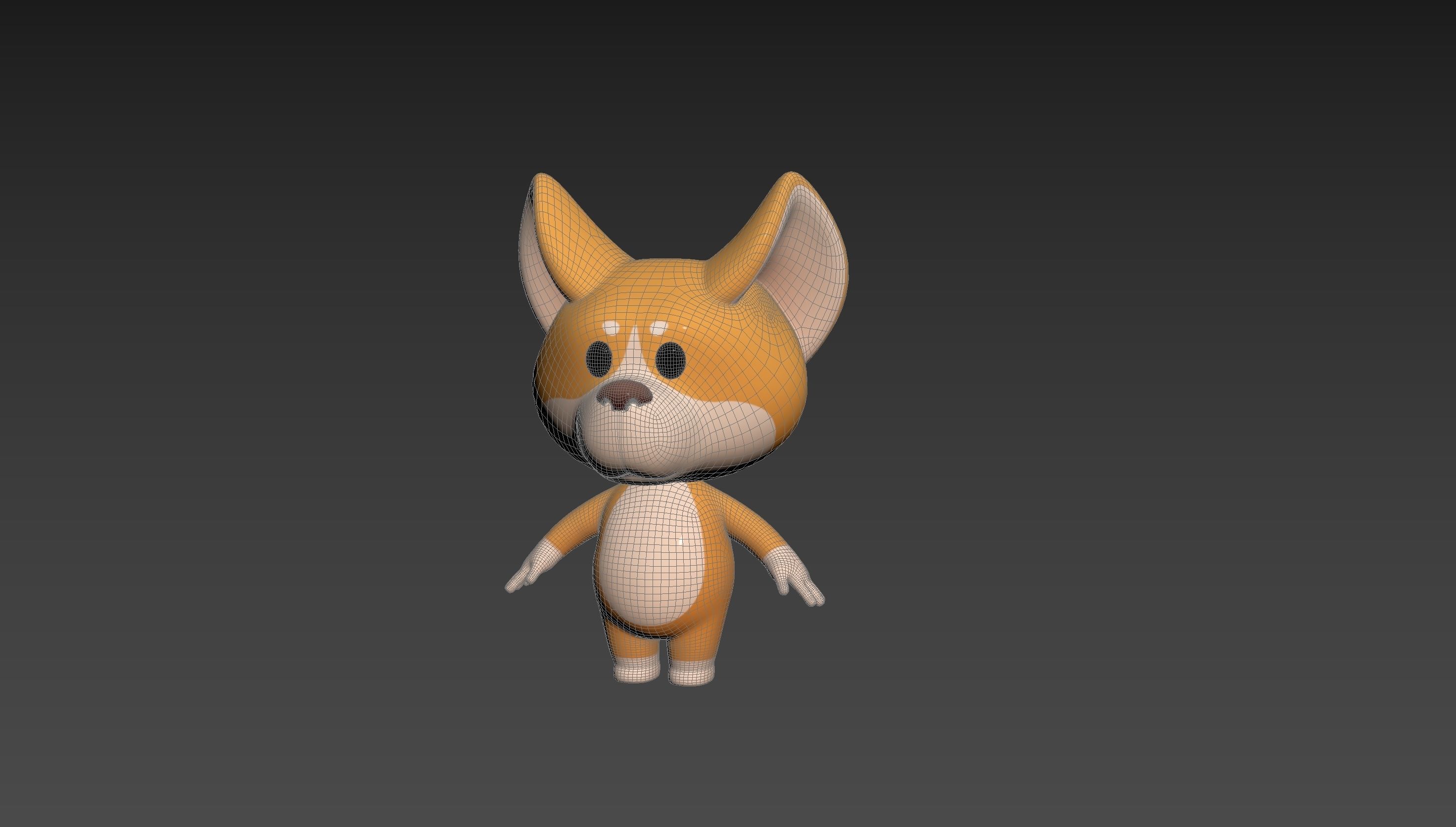 Character214 Corgi 3D model_12