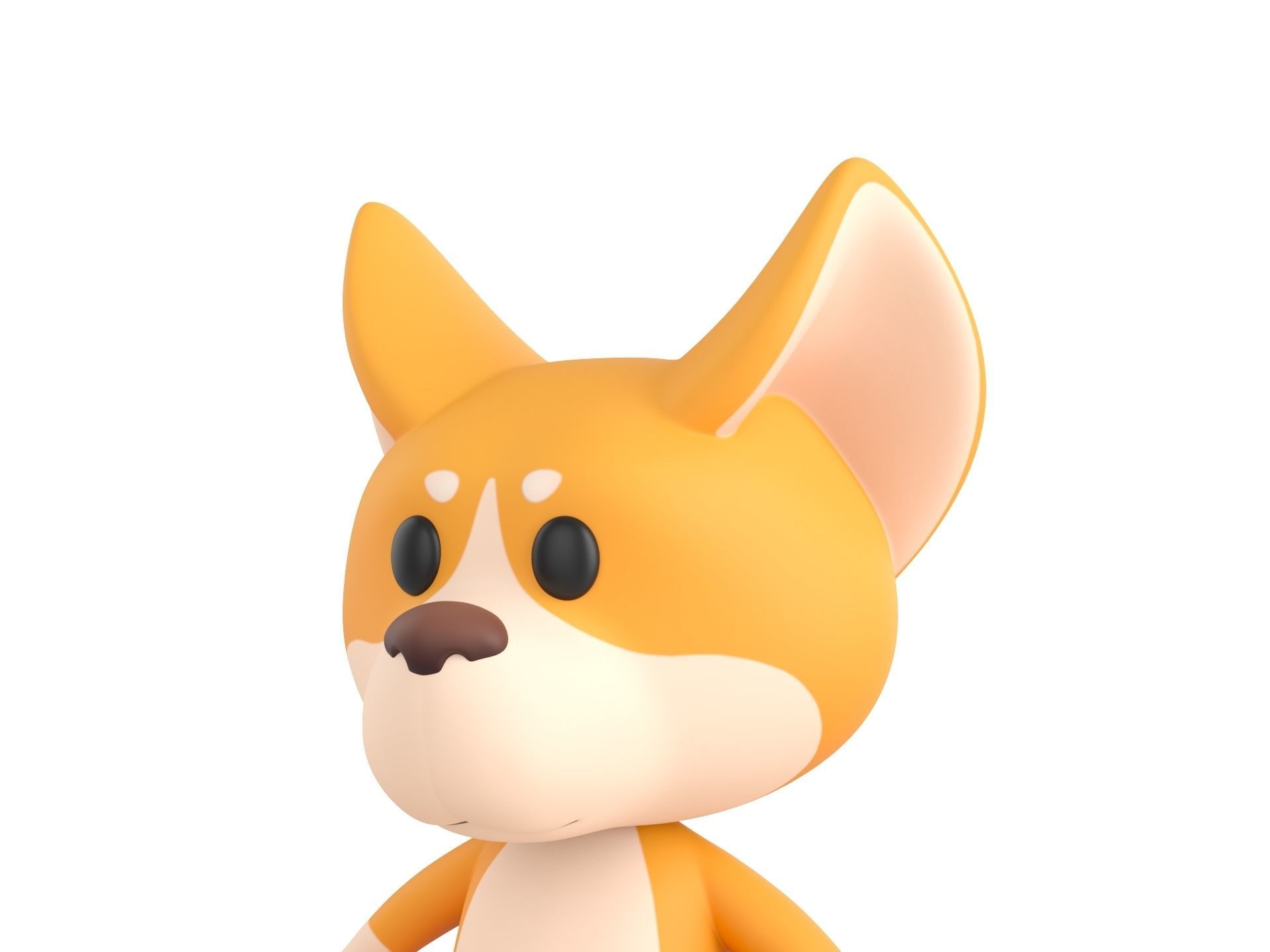 Character214 Corgi 3D model_9