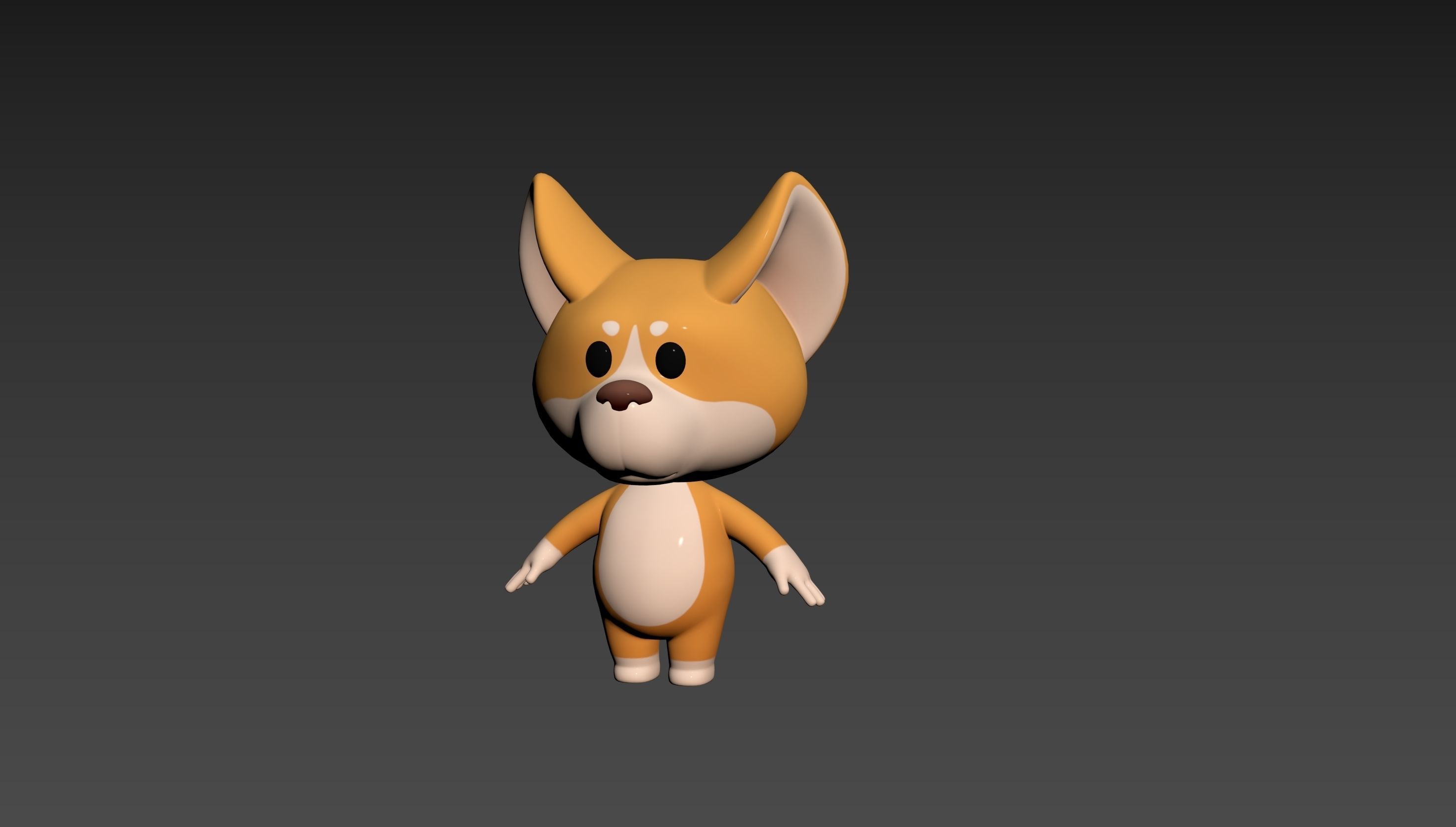 Character214 Corgi 3D model_10