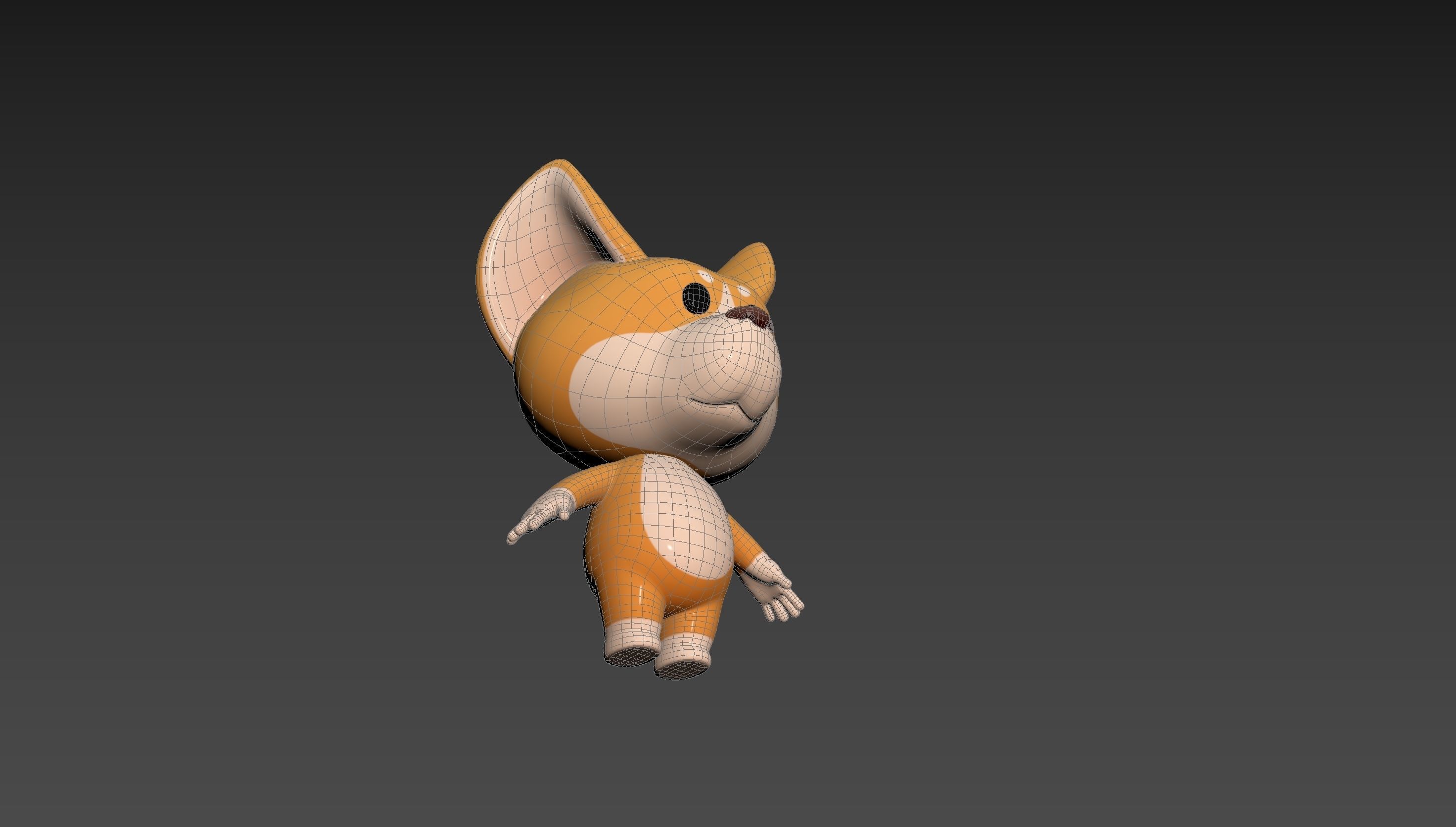 Character214 Corgi 3D model_14