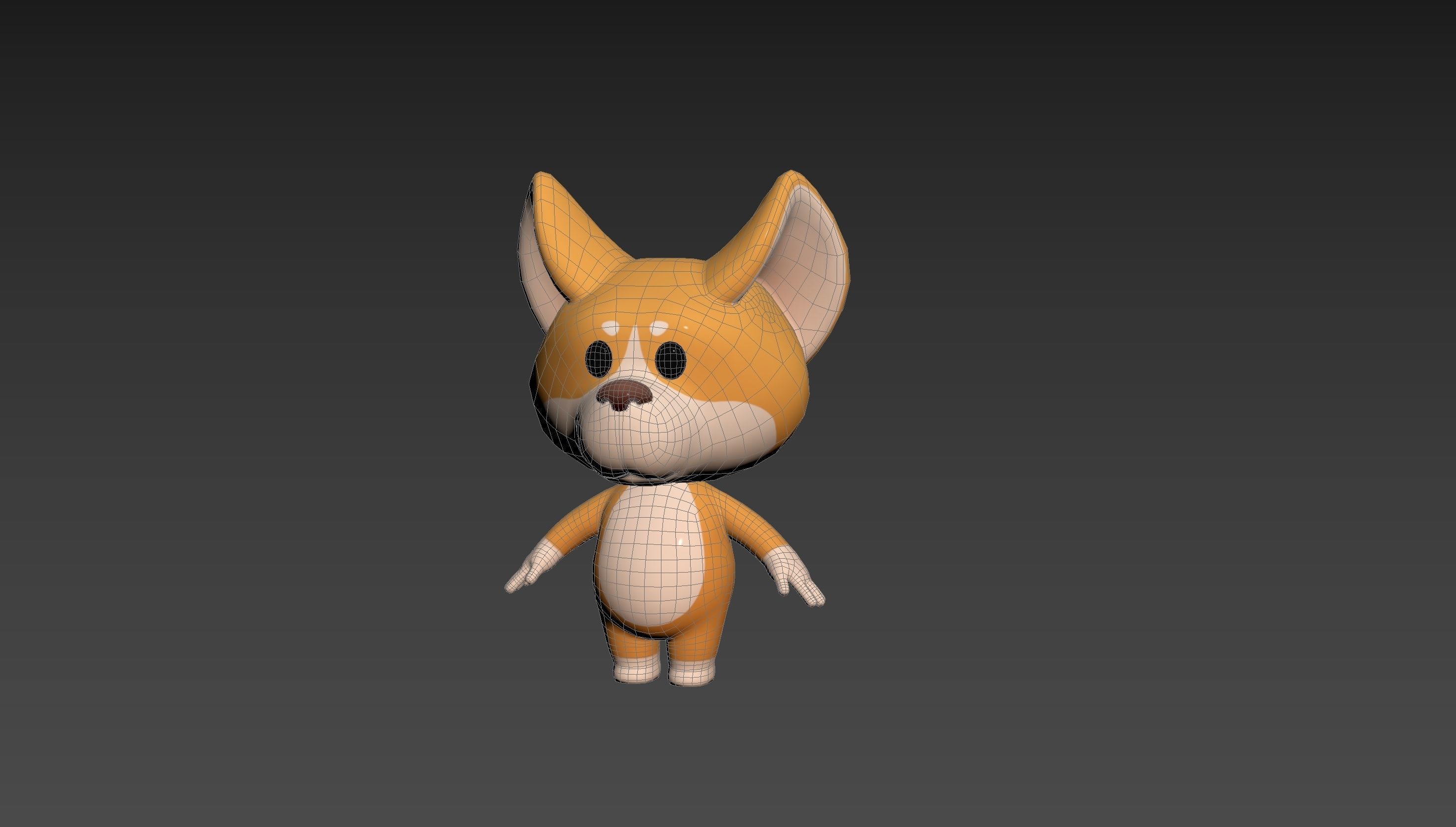 Character214 Corgi 3D model_11