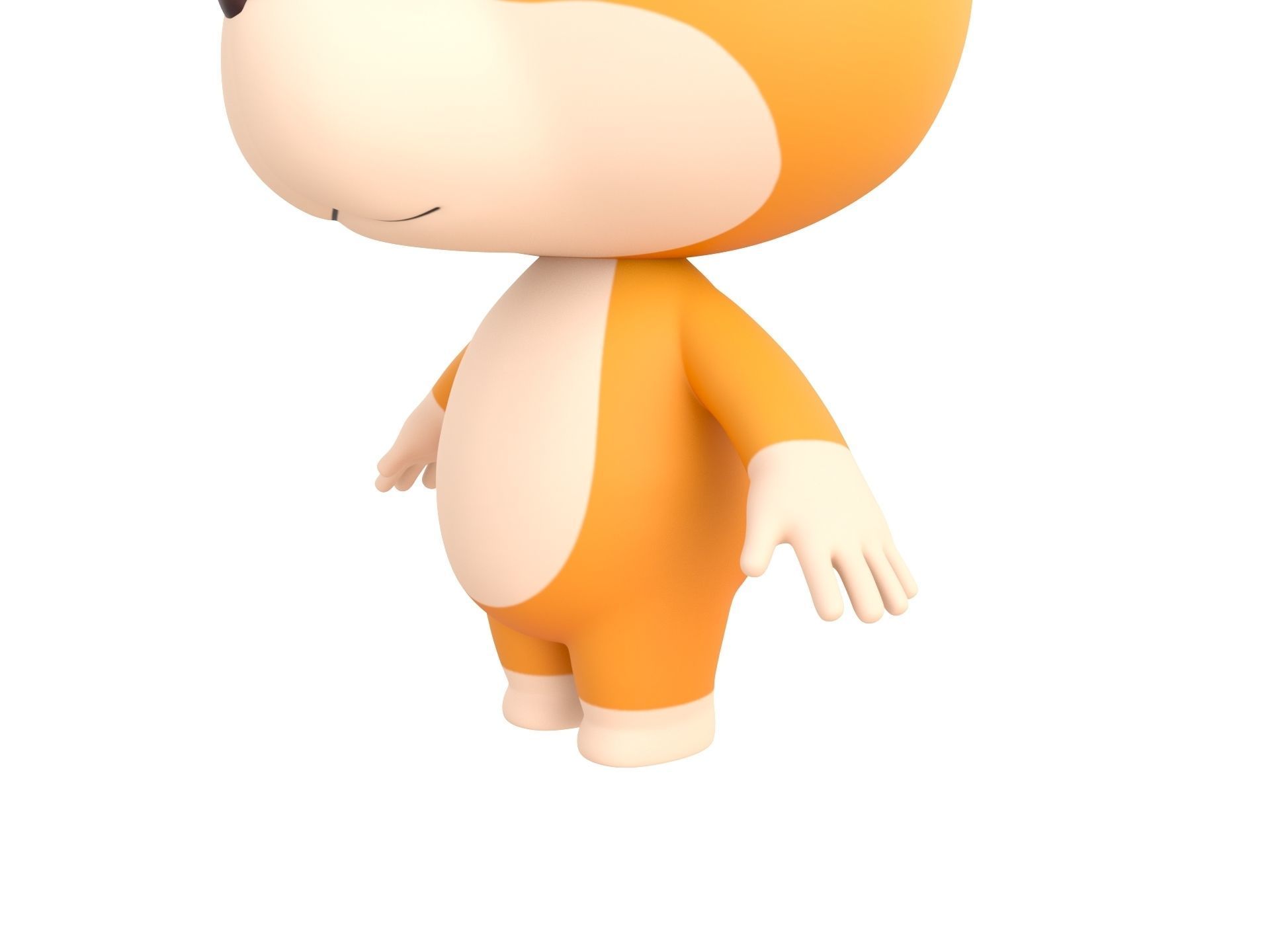 Character214 Corgi 3D model_8